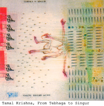 Tamal Krishna, From Tebhaga to Singur
